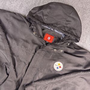 Vintage Y2K Early 2000s Pittsburgh Steelers NFL G-III Jacket XXL Team Sideline
